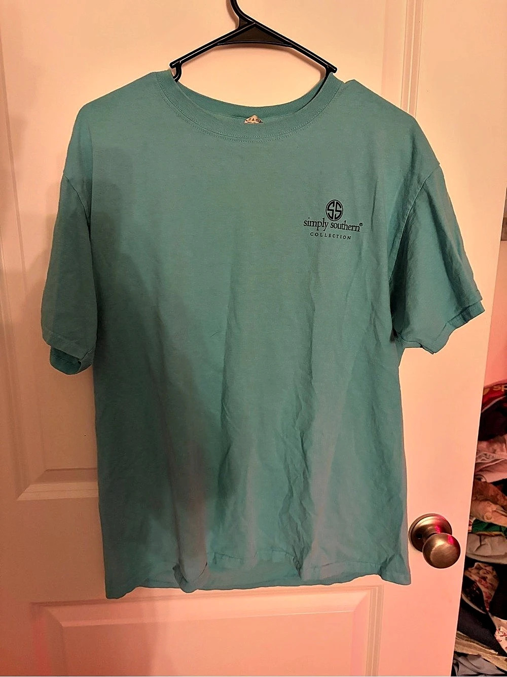 Bootleg Simply Southern Anchor Graphic Tee Green Large